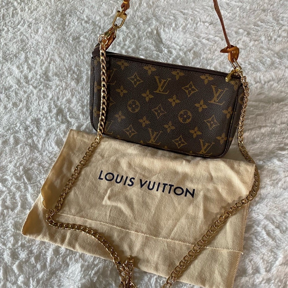 Authentic Louis Vuitton Monogram Pochette